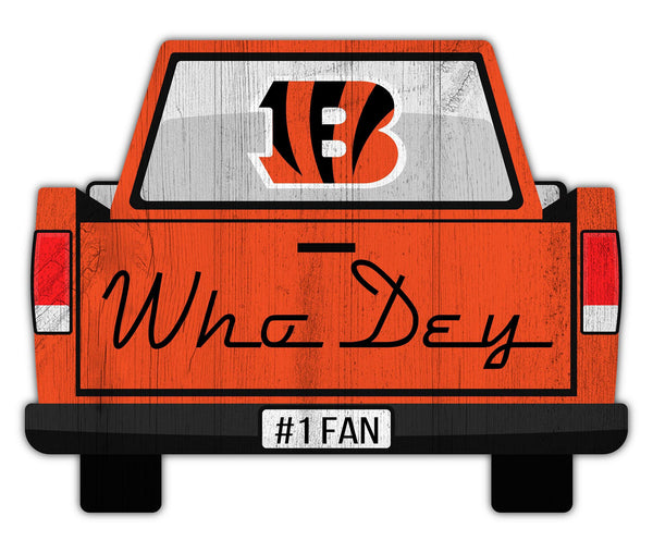 Wholesale NFL2014-Slogan Truck Back 12in Sign / N2014-Cincinnati Bengals