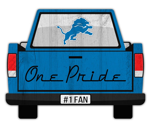 Wholesale NFL2014-Slogan Truck Back 12in Sign / N2014-Detroit Lions