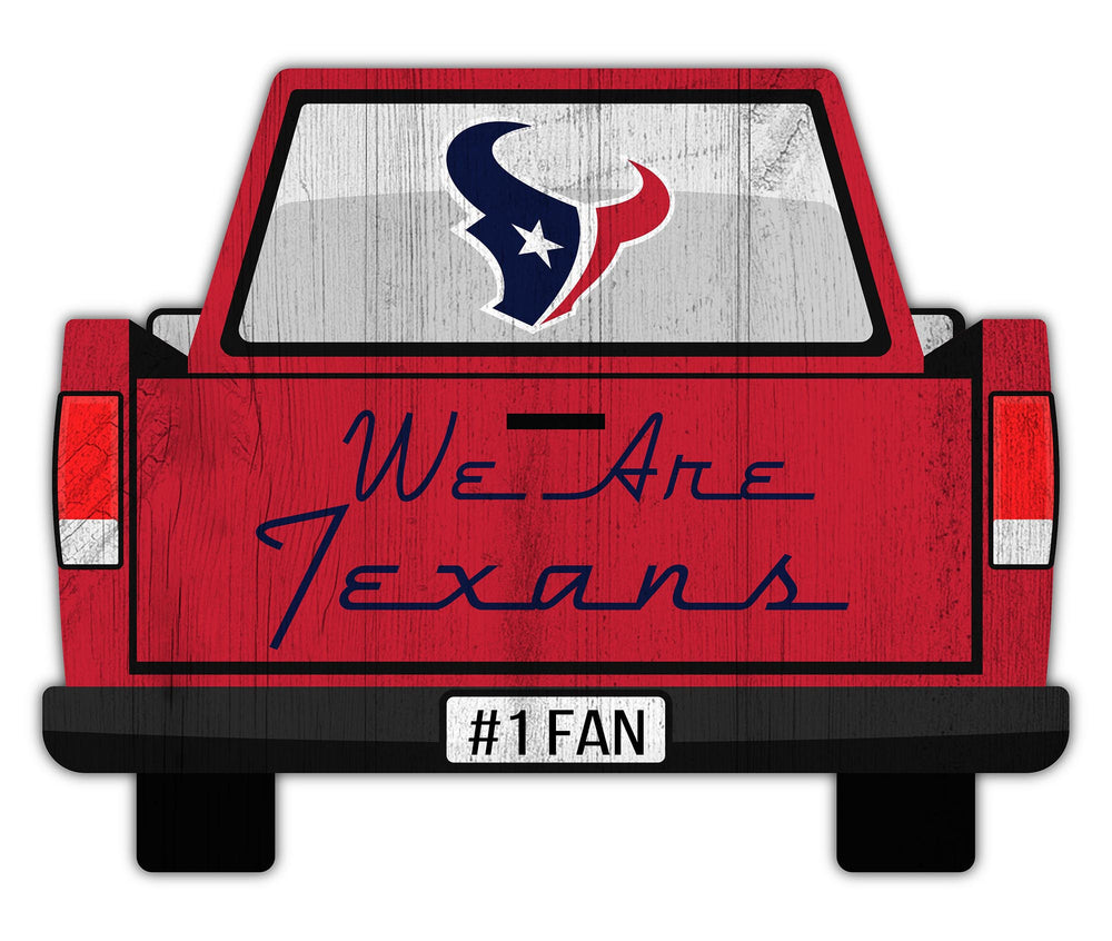 Wholesale NFL2014-Slogan Truck Back 12in Sign / N2014-Houston Texans