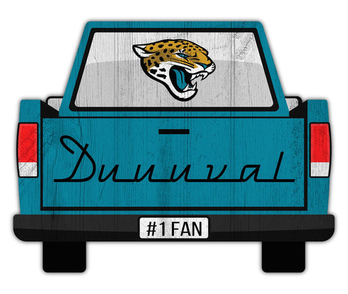 Wholesale NFL2014-Slogan Truck Back 12in Sign / N2014-Jacksonville Jaguars