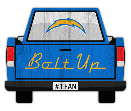 Wholesale NFL2014-Slogan Truck Back 12in Sign / N2014-Los Angeles Chargers
