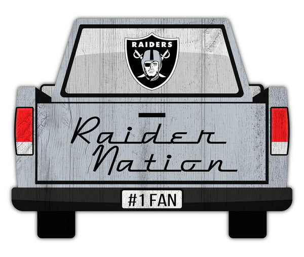 Wholesale NFL2014-Slogan Truck Back 12in Sign / N2014-Las Vegas Raiders