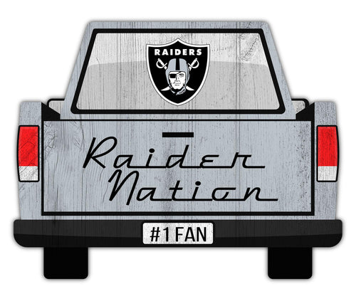 Wholesale NFL2014-Slogan Truck Back 12in Sign / N2014-Las Vegas Raiders