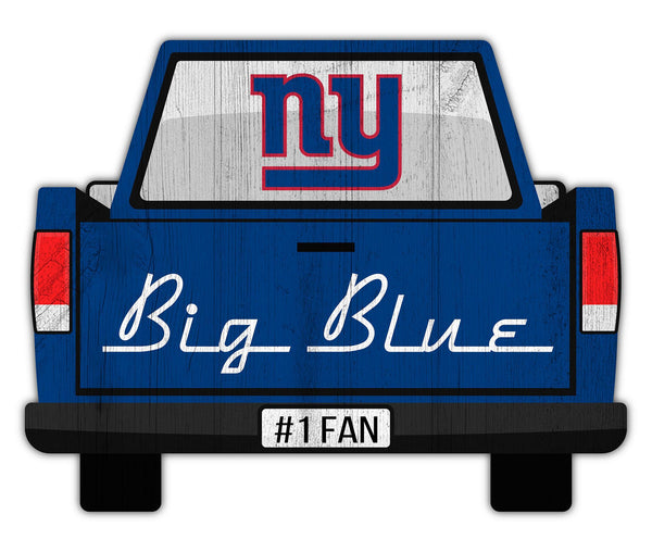 Wholesale NFL2014-Slogan Truck Back 12in Sign / N2014-New York Giants