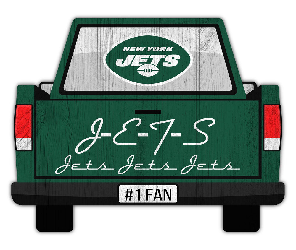 Wholesale NFL2014-Slogan Truck Back 12in Sign / N2014-New York Jets
