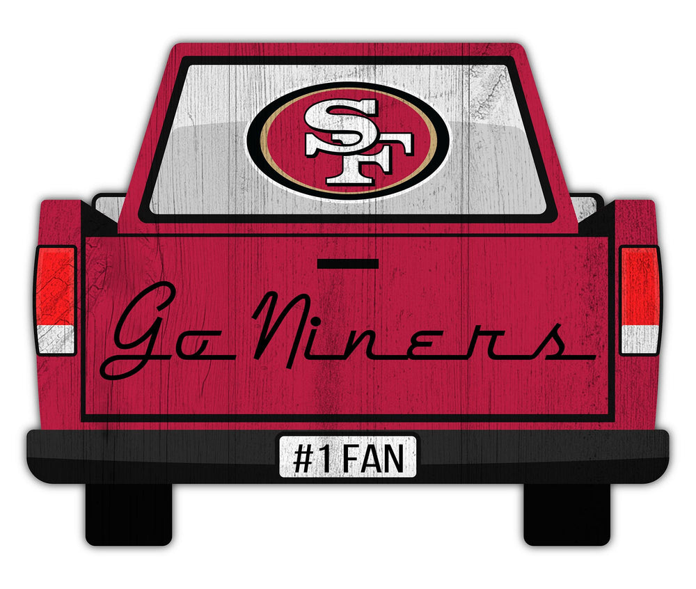 Wholesale NFL2014-Slogan Truck Back 12in Sign / N2014-San Francisco 49ers