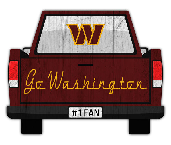 Wholesale NFL2014-Slogan Truck Back 12in Sign / N2014-Washington Commanders