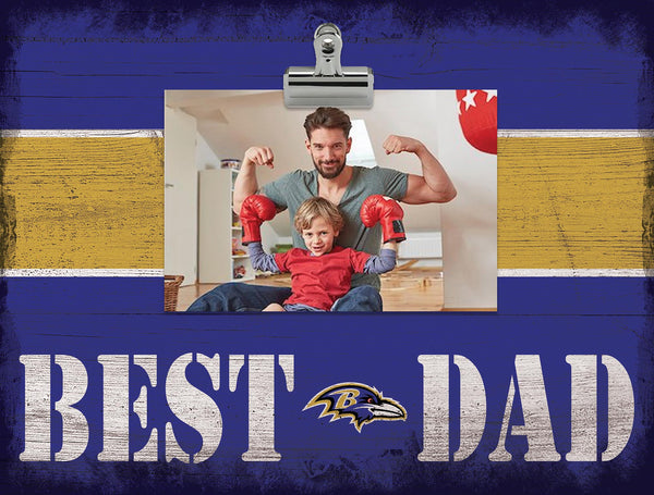 Wholesale NFL2016-Best Dad Clip Frame / N2016-Baltimore Ravens
