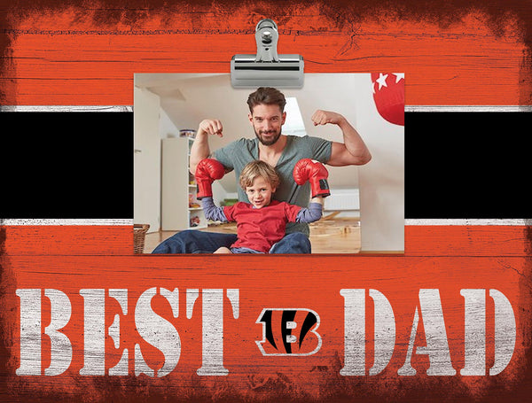 Wholesale NFL2016-Best Dad Clip Frame / N2016-Cincinnati Bengals