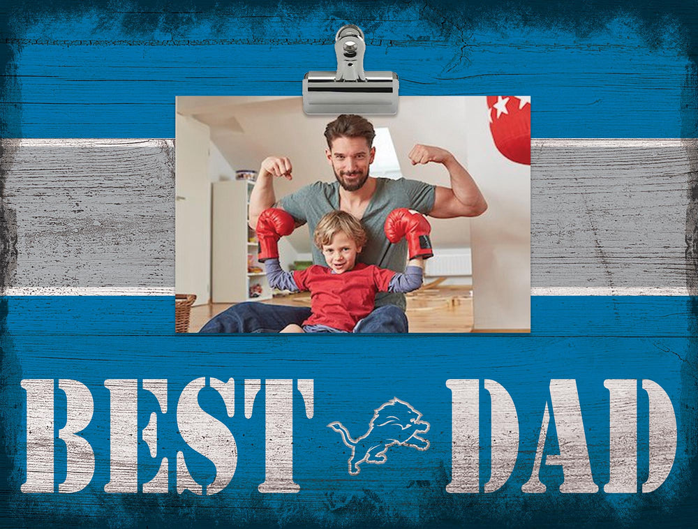 Wholesale NFL2016-Best Dad Clip Frame / N2016-Detroit Lions