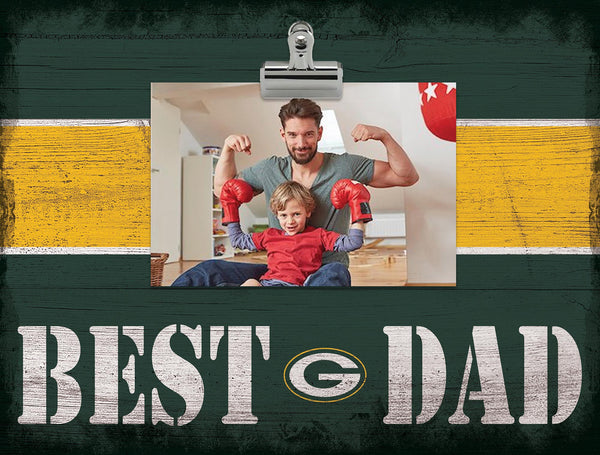 Wholesale NFL2016-Best Dad Clip Frame / N2016-Green Bay Packers