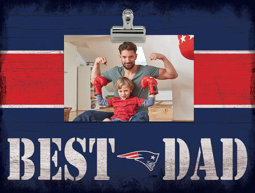 Wholesale NFL2016-Best Dad Clip Frame / N2016-New England Patriots