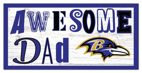 Wholesale NFL2018-Awesome Dad 6x12 / N2018-Baltimore Ravens