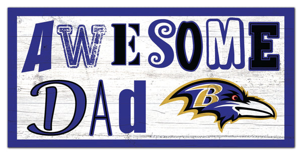 Wholesale NFL2018-Awesome Dad 6x12 / N2018-Baltimore Ravens