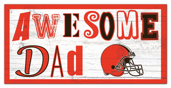 Wholesale NFL2018-Awesome Dad 6x12 / N2018-Cleveland Browns