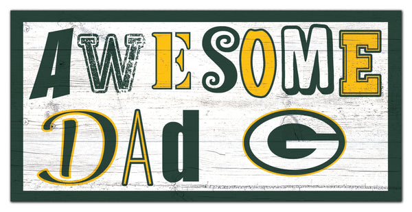 Wholesale NFL2018-Awesome Dad 6x12 / N2018-Green Bay Packers