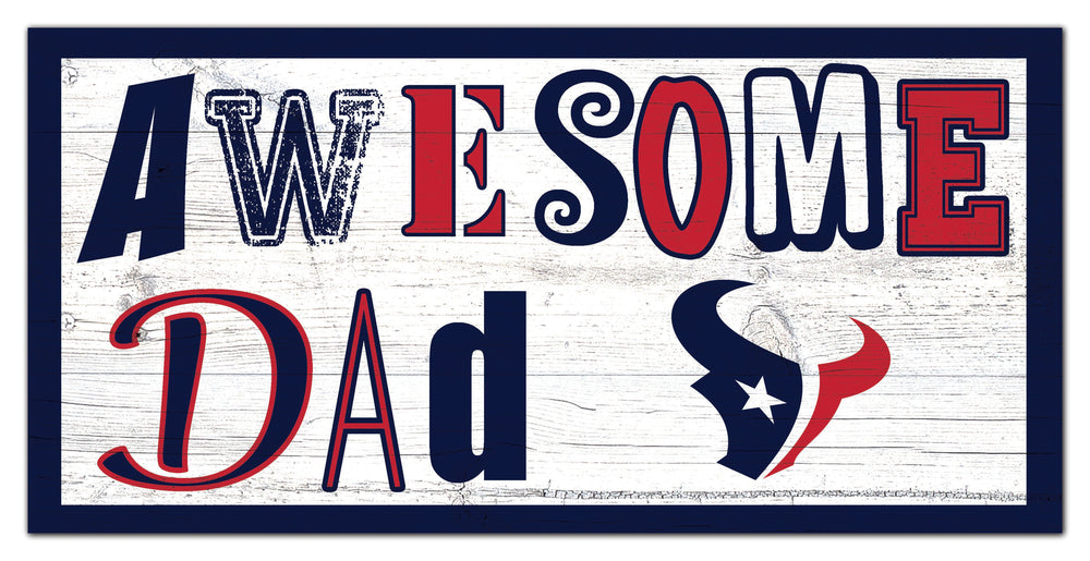 Wholesale NFL2018-Awesome Dad 6x12 / N2018-Houston Texans