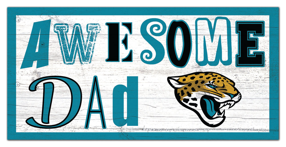 Wholesale NFL2018-Awesome Dad 6x12 / N2018-Jacksonville Jaguars