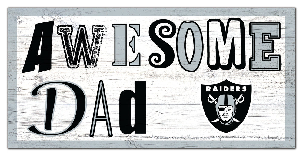Wholesale NFL2018-Awesome Dad 6x12 / N2018-Las Vegas Raiders