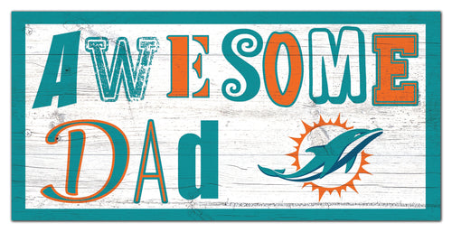 Wholesale NFL2018-Awesome Dad 6x12 / N2018-Miami Dolphins