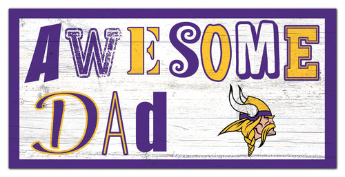 Wholesale NFL2018-Awesome Dad 6x12 / N2018-Minnesota Vikings