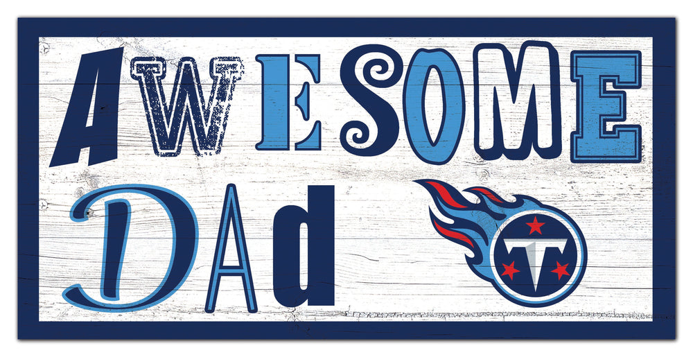 Wholesale NFL2018-Awesome Dad 6x12 / N2018-Tennessee Titans