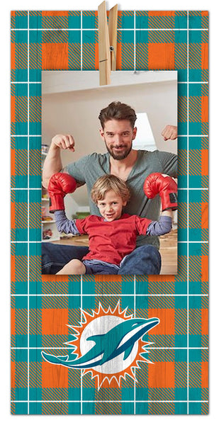 Wholesale NFL2019-Logo Pattern Clothespin 6x12 / N2019-Miami Dolphins