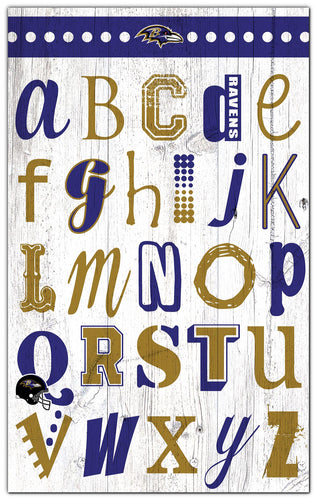 Wholesale NFL2020-Alphabet Sign 11x19 / N2020-Baltimore Ravens