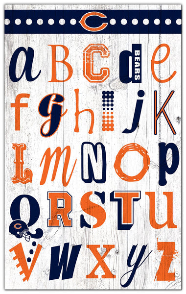 Wholesale NFL2020-Alphabet Sign 11x19 / N2020-Chicago Bears