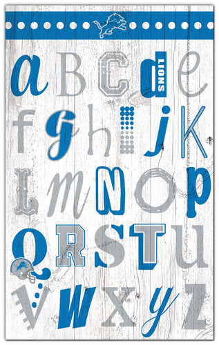 Wholesale NFL2020-Alphabet Sign 11x19 / N2020-Detroit Lions
