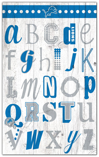 Wholesale NFL2020-Alphabet Sign 11x19 / N2020-Detroit Lions