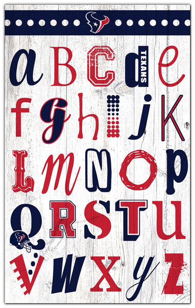 Wholesale NFL2020-Alphabet Sign 11x19 / N2020-Houston Texans