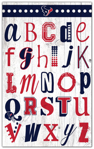 Wholesale NFL2020-Alphabet Sign 11x19 / N2020-Houston Texans