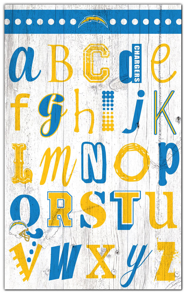 Wholesale NFL2020-Alphabet Sign 11x19 / N2020-Los Angeles Chargers