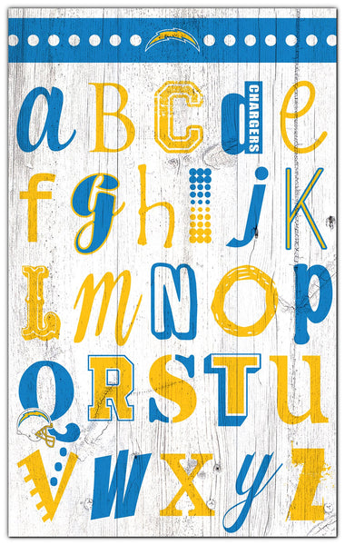 Wholesale NFL2020-Alphabet Sign 11x19 / N2020-Los Angeles Chargers