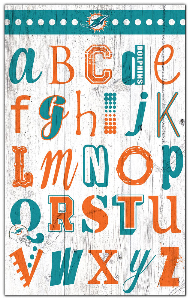 Wholesale NFL2020-Alphabet Sign 11x19 / N2020-Miami Dolphins