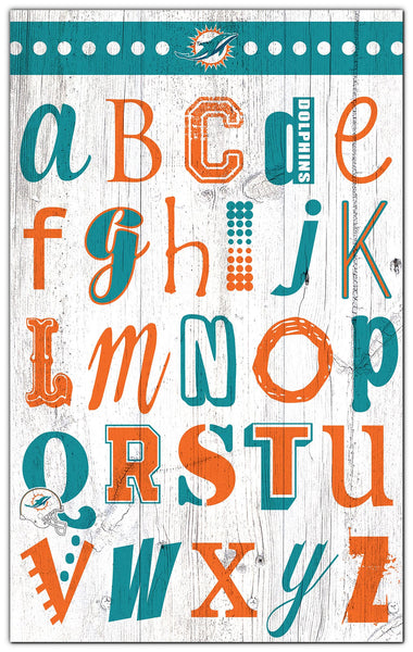 Wholesale NFL2020-Alphabet Sign 11x19 / N2020-Miami Dolphins