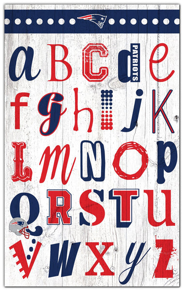 Wholesale NFL2020-Alphabet Sign 11x19 / N2020-New England Patriots