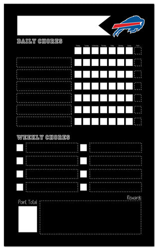 Wholesale NFL2021-Chore Chart Chalboard 11x19 / N2021-Buffalo Bills