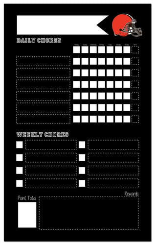 Wholesale NFL2021-Chore Chart Chalboard 11x19 / N2021-Cleveland Browns