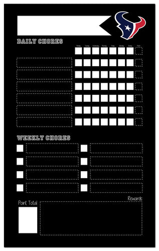 Wholesale NFL2021-Chore Chart Chalboard 11x19 / N2021-Houston Texans