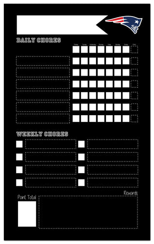 Wholesale NFL2021-Chore Chart Chalboard 11x19 / N2021-New England Patriots