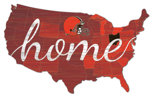 Wholesale NFL2026-Home USACut 18in / N2026-Cleveland Browns