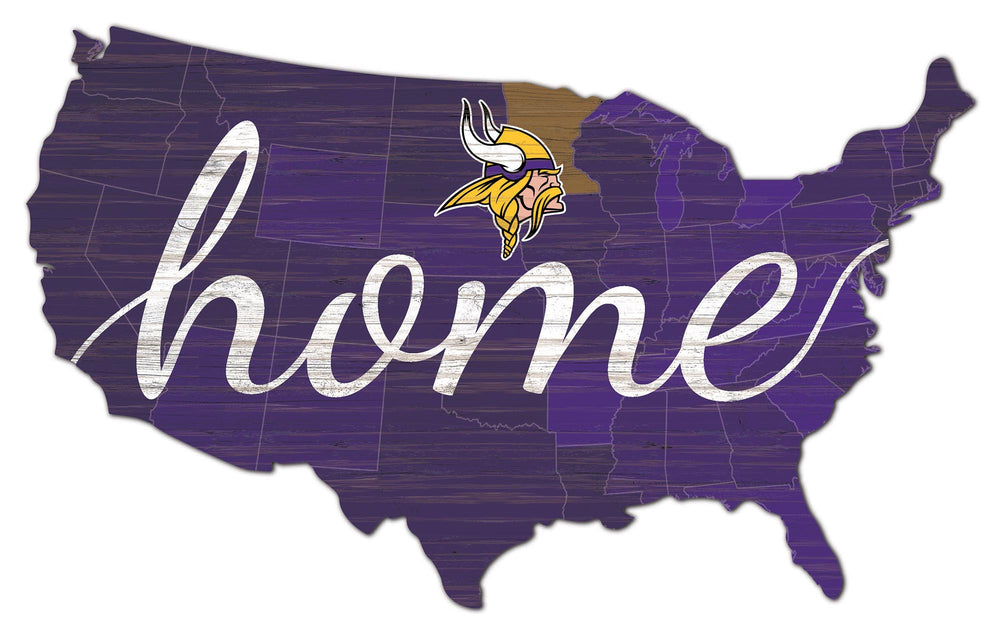 Wholesale NFL2026-Home USACut 18in / N2026-Minnesota Vikings