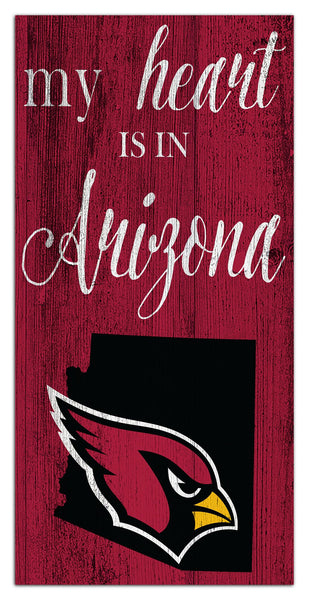 Wholesale NFL2029-My Heart is 6x12 / N2029-Arizona Cardinals