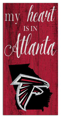 Wholesale NFL2029-My Heart is 6x12 / N2029-Atlanta Falcons