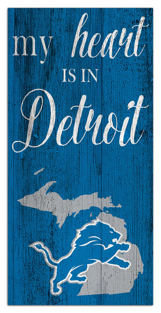 Wholesale NFL2029-My Heart is 6x12 / N2029-Detroit Lions