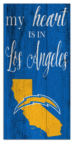 Wholesale NFL2029-My Heart is 6x12 / N2029-Los Angeles Chargers