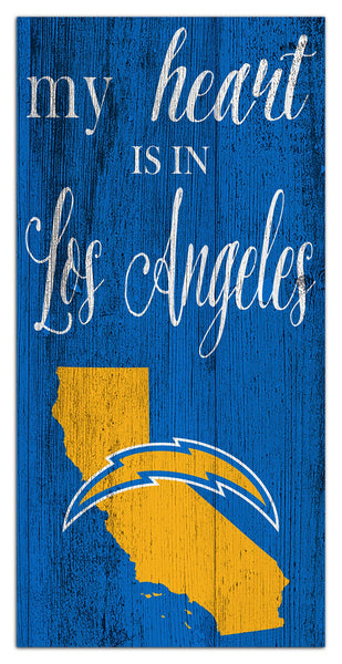 Wholesale NFL2029-My Heart is 6x12 / N2029-Los Angeles Chargers