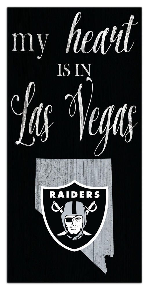 Wholesale NFL2029-My Heart is 6x12 / N2029-Las Vegas Raiders